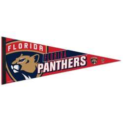 Florida Panthers Pennant 12x30 Premium Style - Special Order