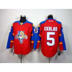 Florida Panthers #5 Ekblad Red Jerseys