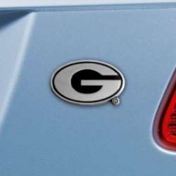Georgia Bulldogs Auto Emblem Premium Metal Chrome