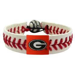 Georgia Bulldogs Bracelet Classic Baseball Power G Logo CO