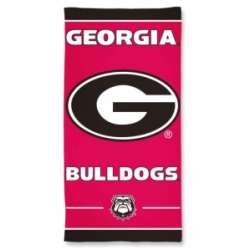 Georgia Bulldogs Towel 30x60 Beach Style