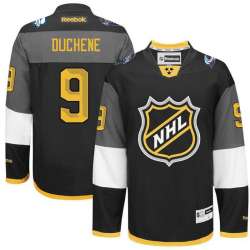 Glued Colorado Avalanche #9 Matt Duchene Black 2016 All Star NHL Jersey