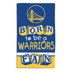 Golden State Warriors Baby Burp Cloth 10x17 Special Order