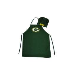 Green Bay Packers Apron and Chef Hat Set