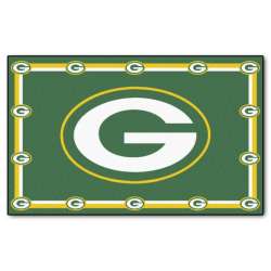 Green Bay Packers Area Rug - 5"x8"