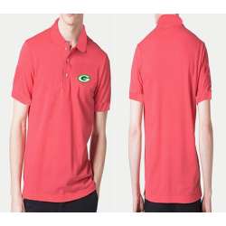 Green Bay Packers Players Performance Polo Shirt-Rose