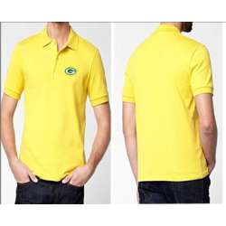 Green Bay Packers Players Performance Polo Shirt-Yellow