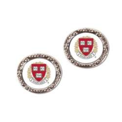 Harvard Crimson Earrings Post Style - Special Order