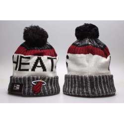 Heat Fresh Logo Black Sport Pom Cuffed Knit Hat YP