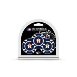 Houston Astros Golf Chip with Marker 3 Pack - Special Order