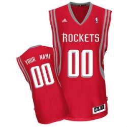 Houston Rockets Customized Swingman red Road Jerseys