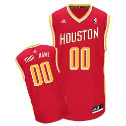 Houston Rockets Customized red Alternate Jerseys