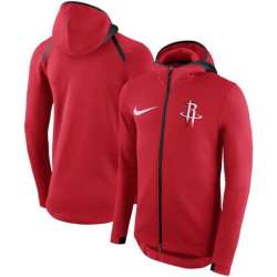 Houston Rockets Nike Showtime Therma Flex Performance Full Zip Hoodie Red