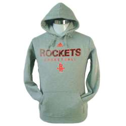 Houston Rockets Team Logo Gray Pullover Hoody