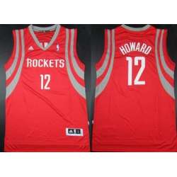 Houston Rockets #12 Dwight Howard Revolution 30 Swingman Red Jerseys