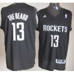 Houston Rockets #13 The Beard Black Fashion Jerseys