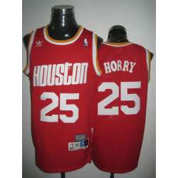 Houston Rockets #25 Horry Red Jerseys