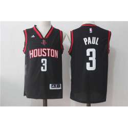Houston Rockets #3 Chris Paul Black Swingman Jersey