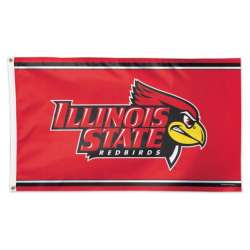 Illinois State Redbirds Flag 3x5 Deluxe Style - Special Order