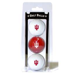 Indiana Hoosiers 3 Pack of Golf Balls