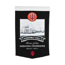 Indiana Hoosiers Banner 15x24 Wool Stadium Assembly Hall