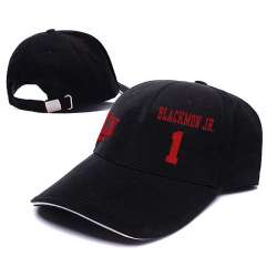 Indiana Hoosiers #1 James Blackmon Jr. Black College Basketball Adjustable Peaked Hat