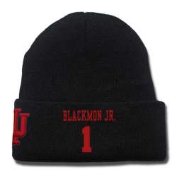Indiana Hoosiers #1 James Blackmon Jr. Black College Basketball Knit Hat