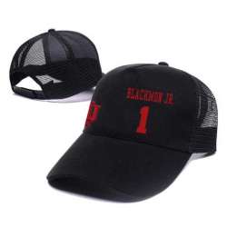 Indiana Hoosiers #1 James Blackmon Jr. Black Mesh College Basketball Adjustable Hat