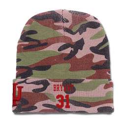 Indiana Hoosiers #31 Thomas Bryant Camo College Basketball Knit Hat