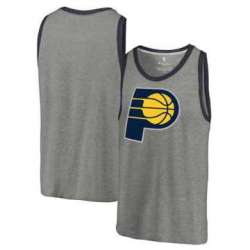 Indiana Pacers Team Essential Tri-Blend Tank Top - Heather Gray