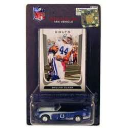 Indianapolis Colts Dallas Clark 1:64 Chevy Camaro with Trading Card