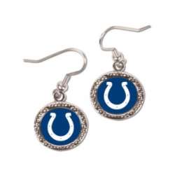 Indianapolis Colts Earrings Round Style - Special Order