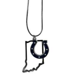 Indianapolis Colts Necklace State Charm
