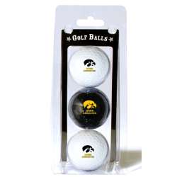 Iowa Hawkeyes 3 Pack of Golf Balls