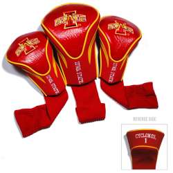 Iowa State Cyclones Golf Club Headcover Set 3 Piece Contour Style - Special Order