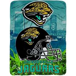 Jacksonville Jaguars Blanket 60x80 Raschel Agression Style