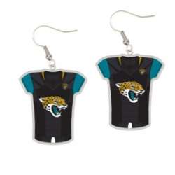 Jacksonville Jaguars Earrings Jersey Style