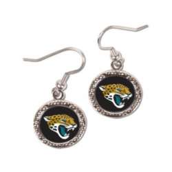 Jacksonville Jaguars Earrings Round Style