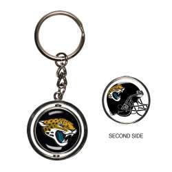 Jacksonville Jaguars Key Ring Spinner Style