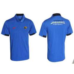 Jacksonville Jaguars Printed Team Logo 2015 Nike Polo Shirt (1)