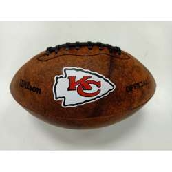 Kansas City Chiefs Football - Vintage Throwback - 9 Inches - Color Logo