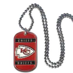 Kansas City Chiefs Necklace Tag Style