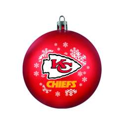 Kansas City Chiefs Ornament Shatterproof Ball Special Order