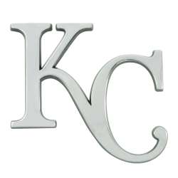 Kansas City Royals Auto Emblem Premium Metal Chrome Special Order