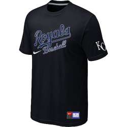 Kansas City Royals Black Nike Short Sleeve Practice T-Shirt