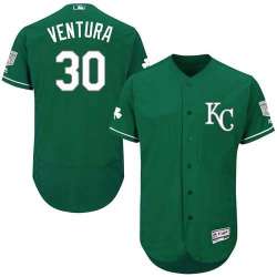 Kansas City Royals #30 Yordano Ventura Green Celtic Flexbase Stitched Jersey DingZhi