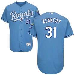 Kansas City Royals #31 Ian Kennedy Light Blue Flexbase Stitched Jersey DingZhi