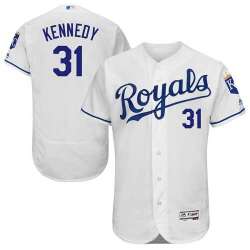 Kansas City Royals #31 Ian Kennedy White Flexbase Stitched Jersey DingZhi