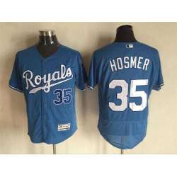 Kansas City Royals #35 Eric Hosmer Blue 2016 Flexbase Collection Stitched Baseball Jersey