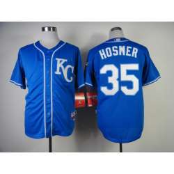Kansas City Royals #35 Hosmer Alternate 2014 Blue Jerseys